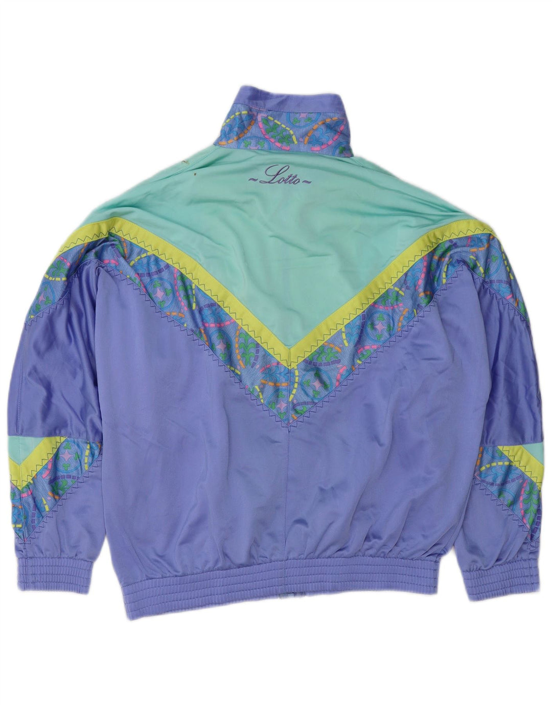 Lotto Veste de survêtement coupe ample pour homme, petit, violet, colour block