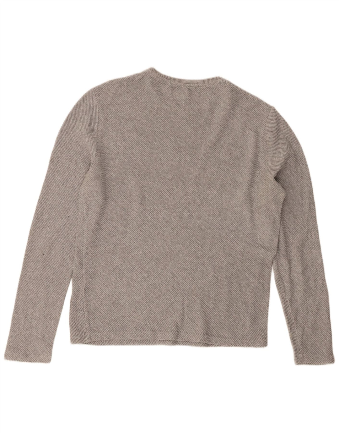 Zara Homme Top Manches Longues Large Gris Coton