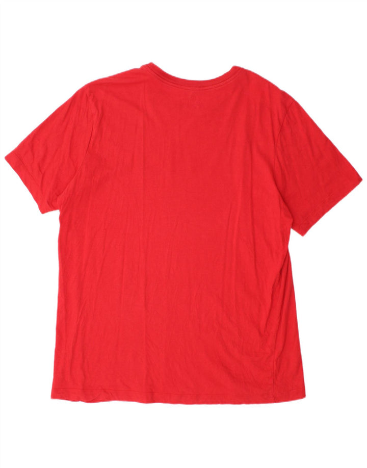 Nike T-shirt graphique pour homme en coton rouge Taille L