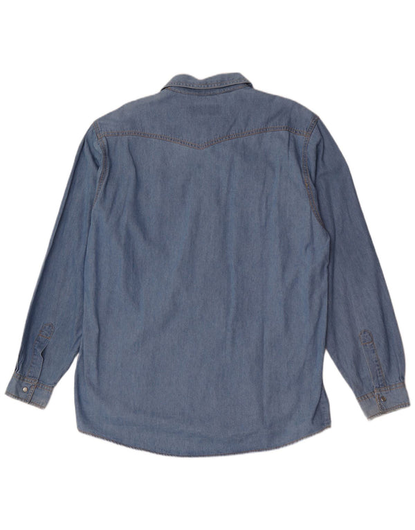 Mondial Chemise en Jean Homme 2XL Bleu Coton
