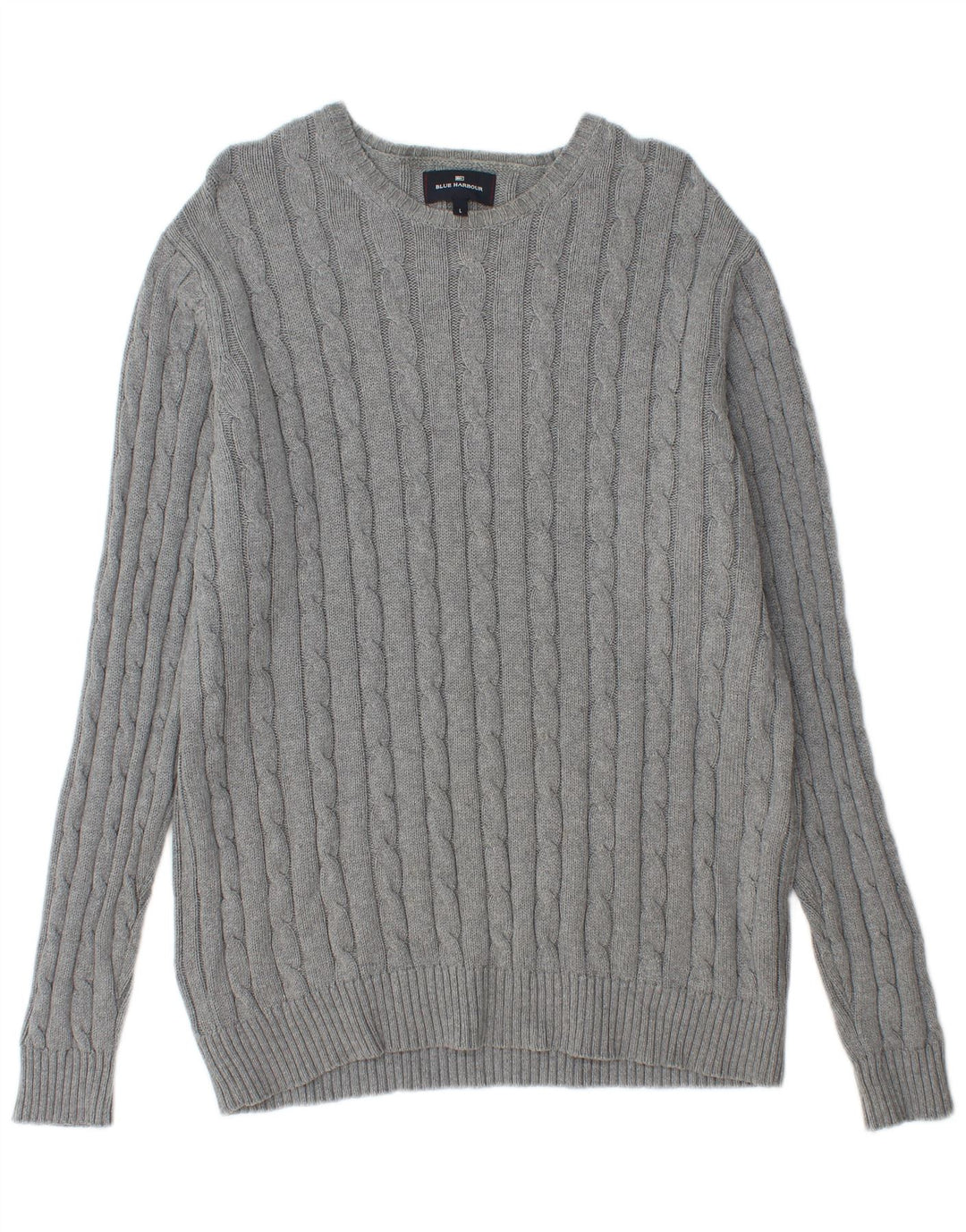 Marks & Spencer Pull bleu Harbour à col bateau pour homme, grand gris