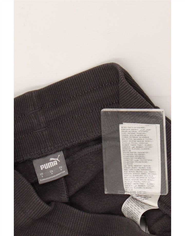 PUMA Pantalon de survêtement pour femme UK 8 Small Gris Coton