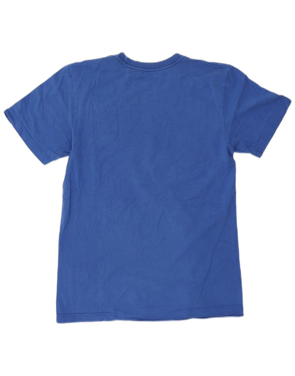 Nike Mens Regular Fit Graphic T-Shirt Top Petit Bleu Coton