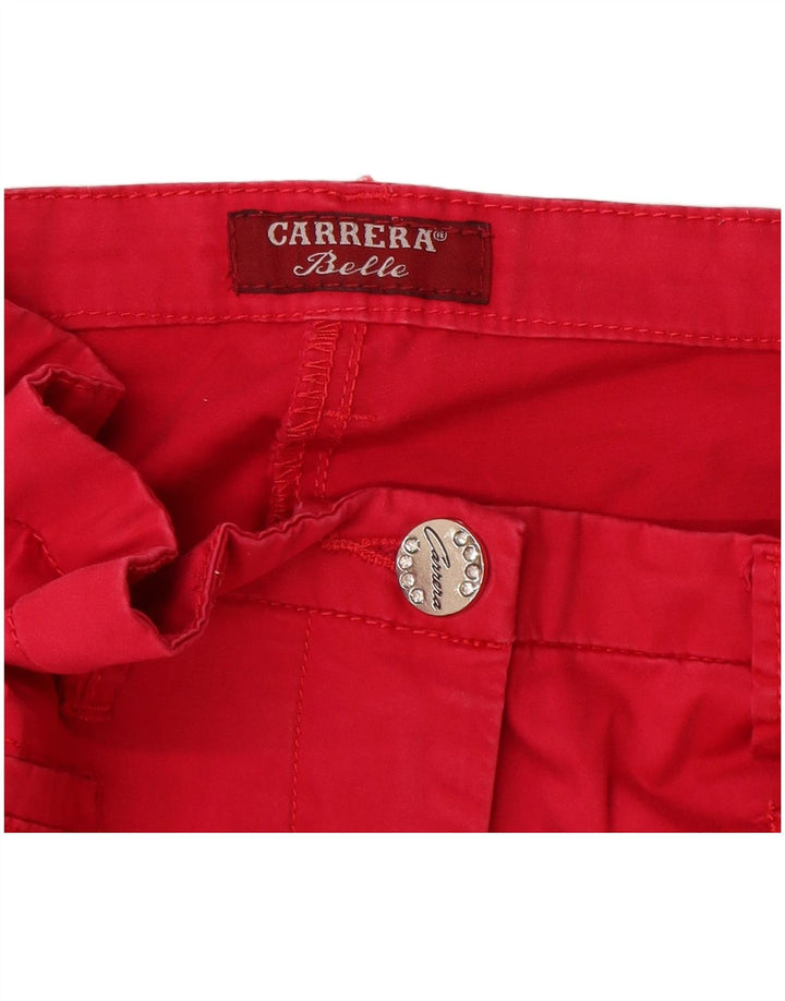 CARRERA Pantalon Capri Slim Femme W30 L24 Rouge