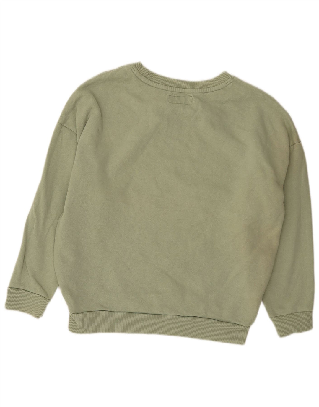 Superdry Sweat-shirt surdimensionné graphique pour femme UK 8 petit coton vert