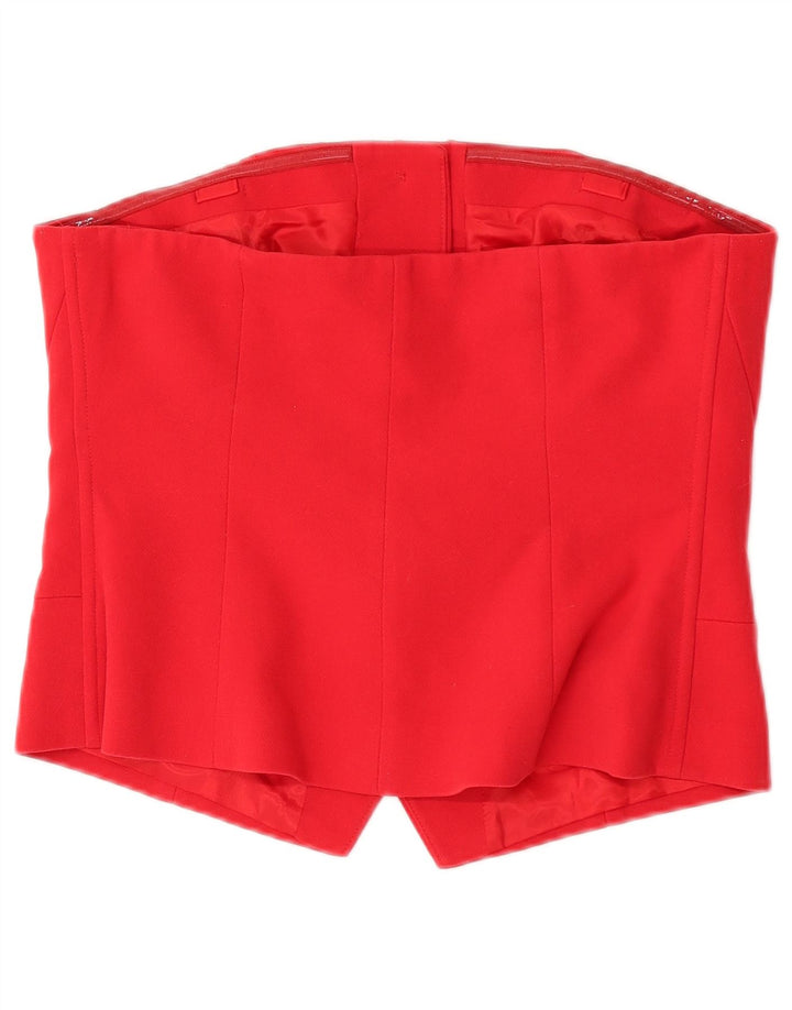 Marks & Spencer Haut Corset Femme UK 44 Polyester Rouge Moyen