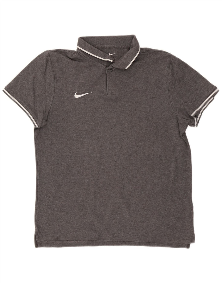 Nike Polo Homme Grand Gris Coton