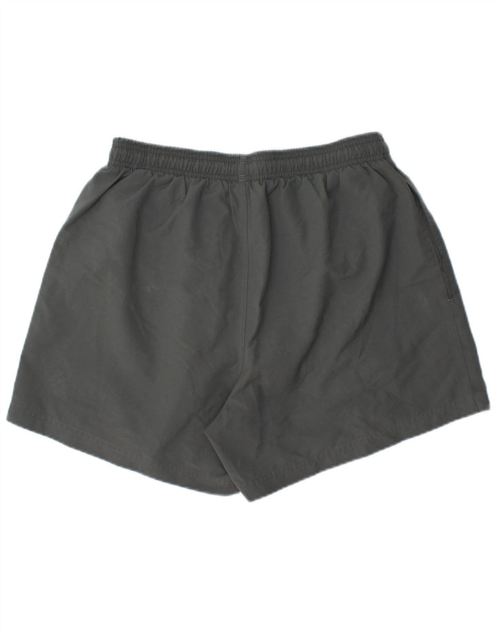 ADIDAS Short de sport pour hommes, grand, gris, polyester