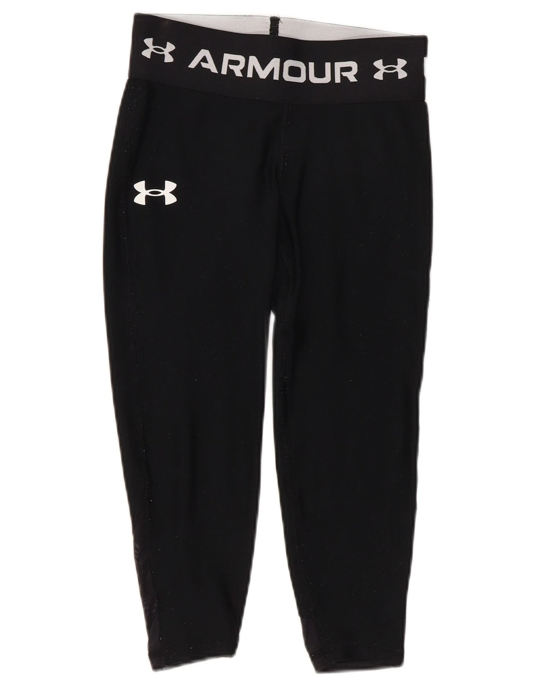 Under Armour Legging Capri Graphique Fille 7-8 ans Petit Noir Polyester