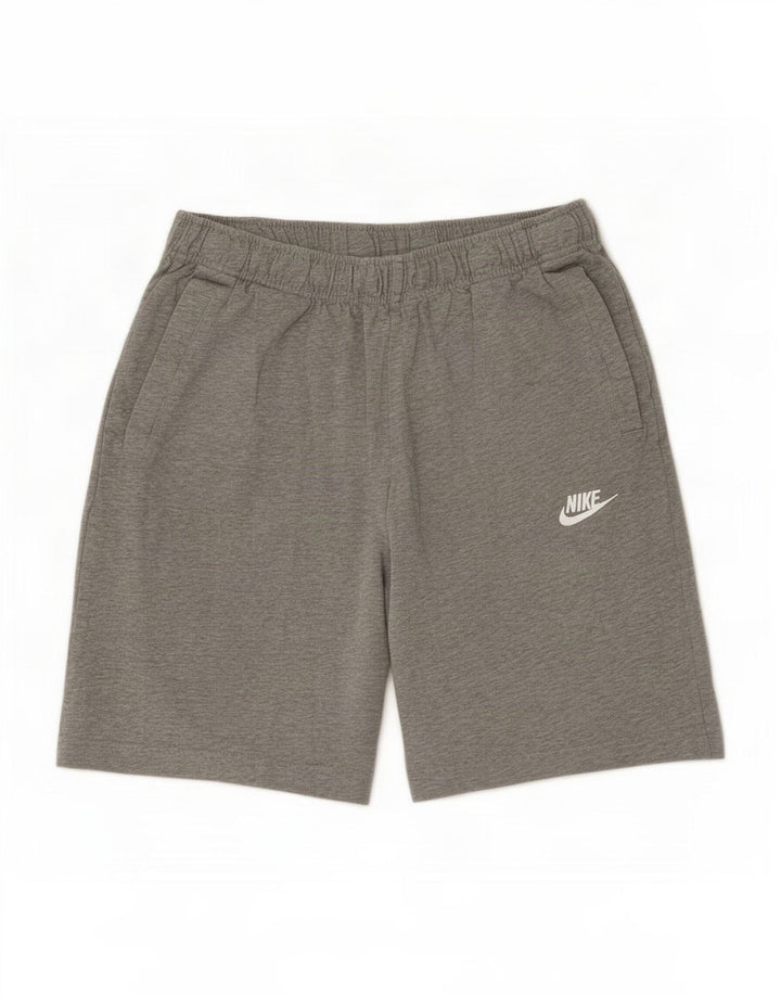 Nike Short de sport en coton gris moyen pour homme