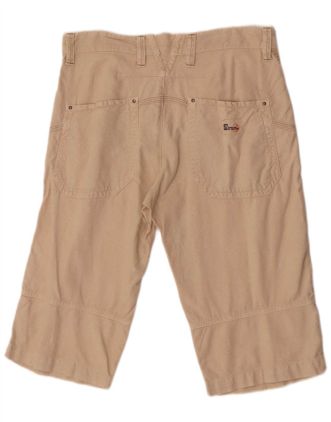 Gas Short Chino Homme W33 Coton Beige Moyen