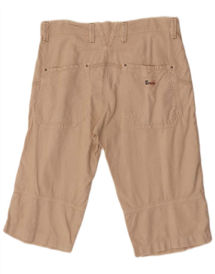 Gas Short Chino Homme W33 Coton Beige Moyen