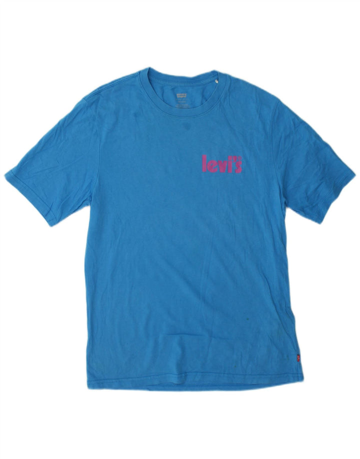 Levi's T-Shirt Relaxed Homme Bleu Coton