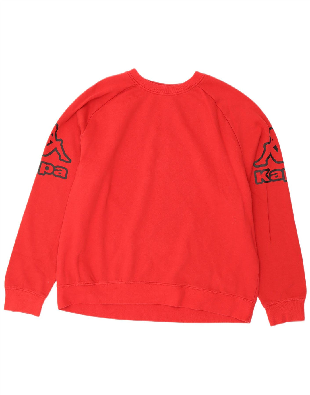 KAPPA Sweat-shirt graphique pour homme en coton rouge 2XL