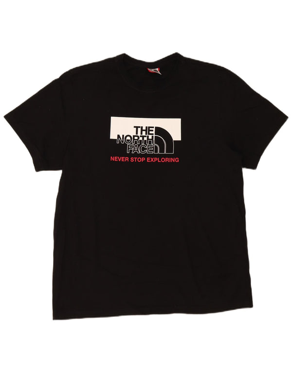 The North Face T-Shirt Graphique Homme Top XL Noir Coton