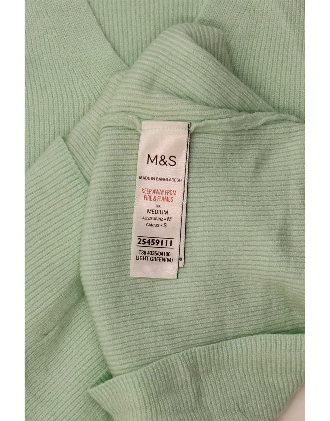 Marks & Spencer Chemisier Top UK 12 Femme Vert Moyen Viscose