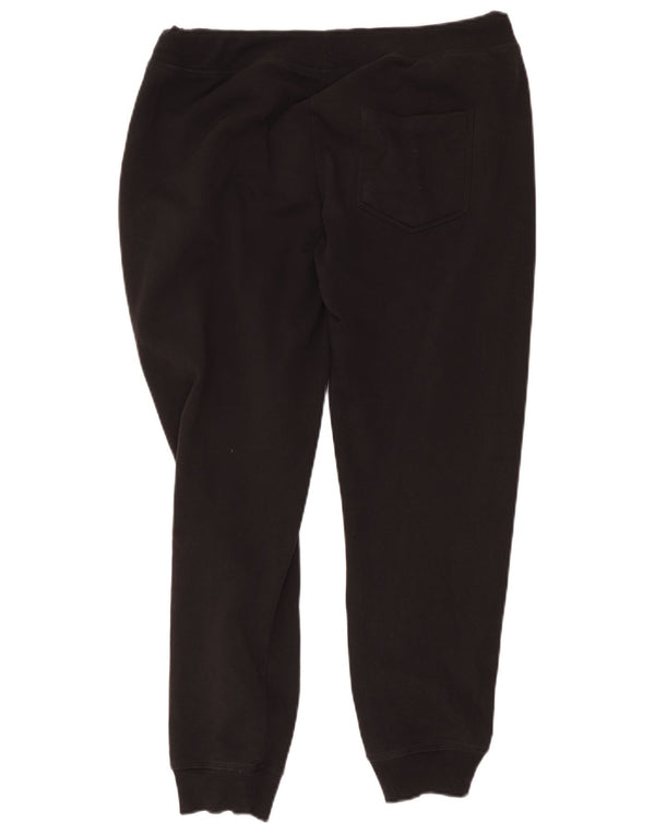 Lotto Pantalon de survêtement graphique pour femme UK 16 Large Noir Coton