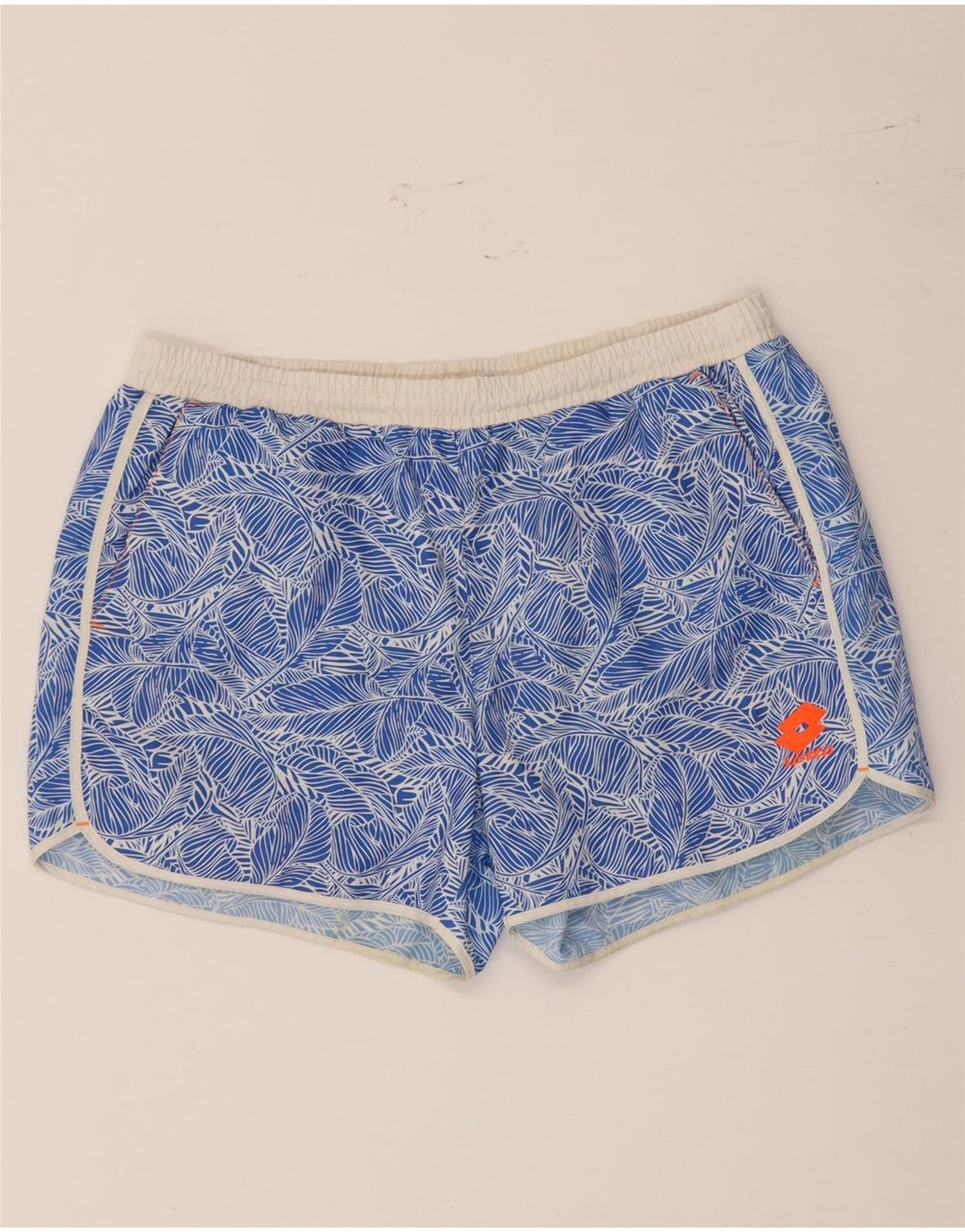 Lotto Short de Bain Homme Bleu Moyen Floral Polyester