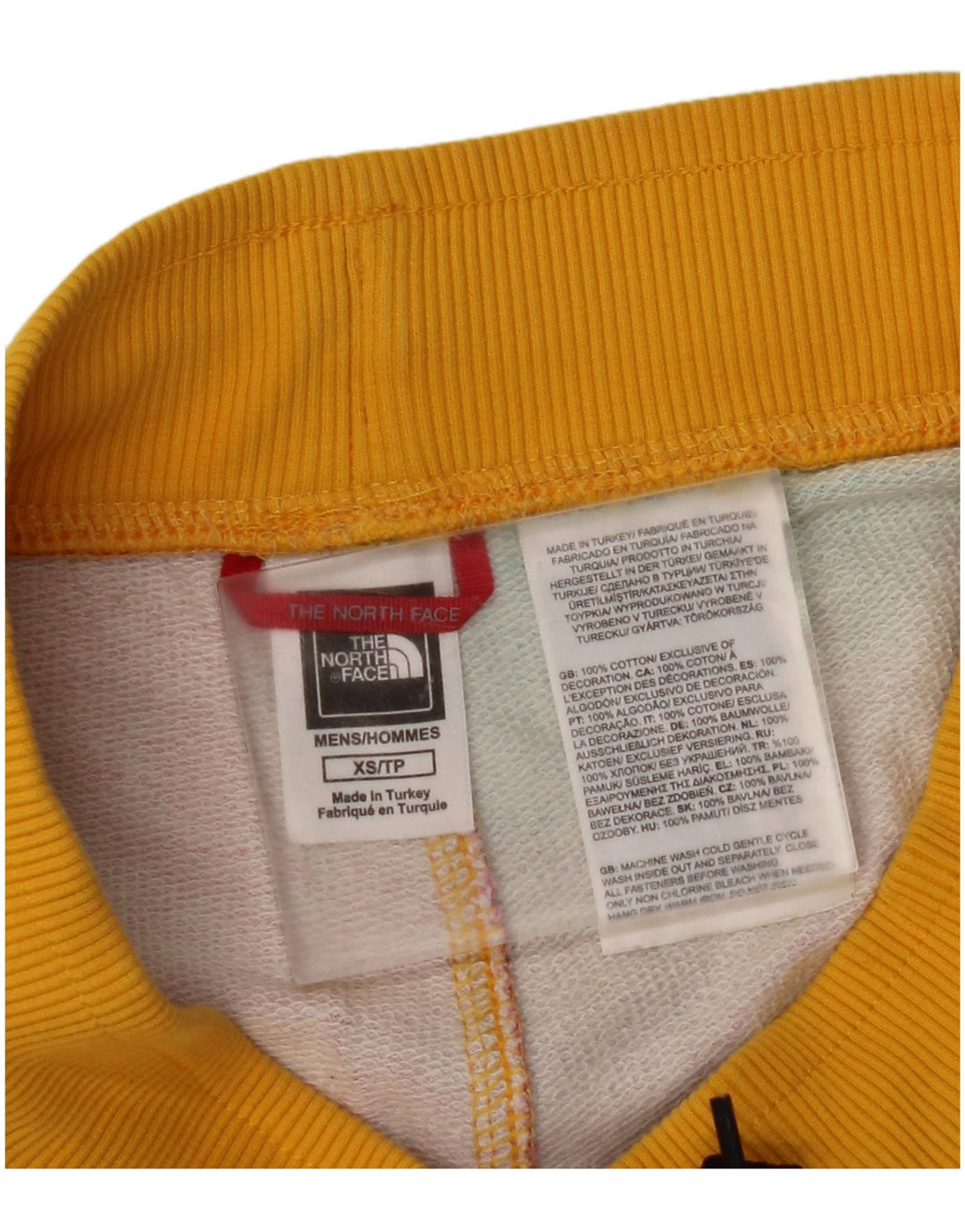 THE NORTH FACE Short de sport pour homme XS en coton color block multicolore