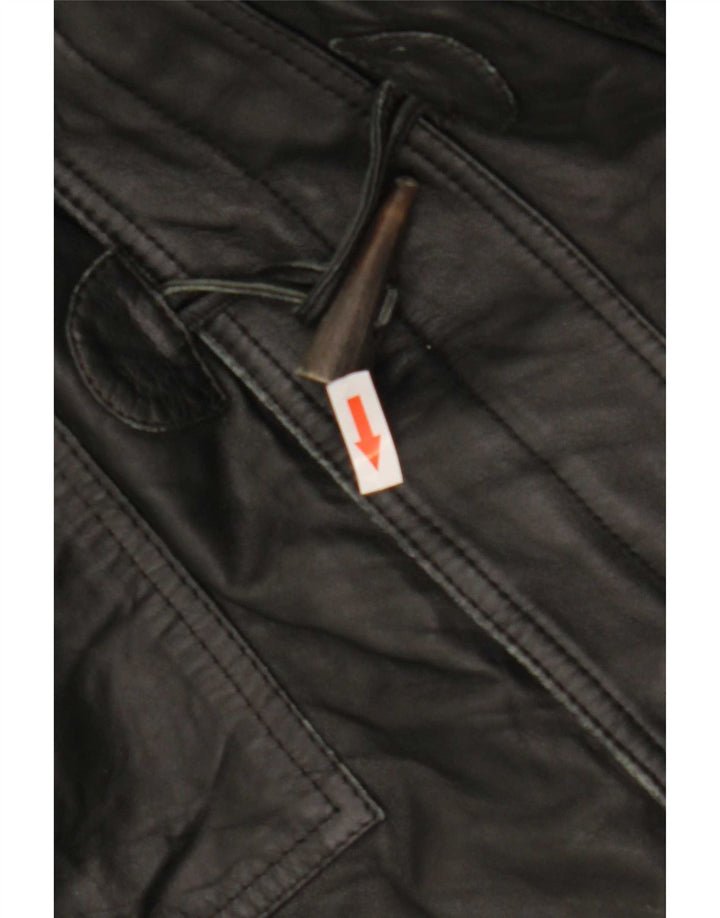 Conbipel Manteau Duffle Cuir Homme IT 50 Large Noir