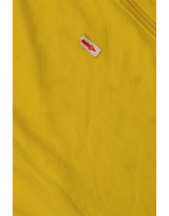 Nike Veste de survêtement graphique pour homme Taille L en polyester color block jaune