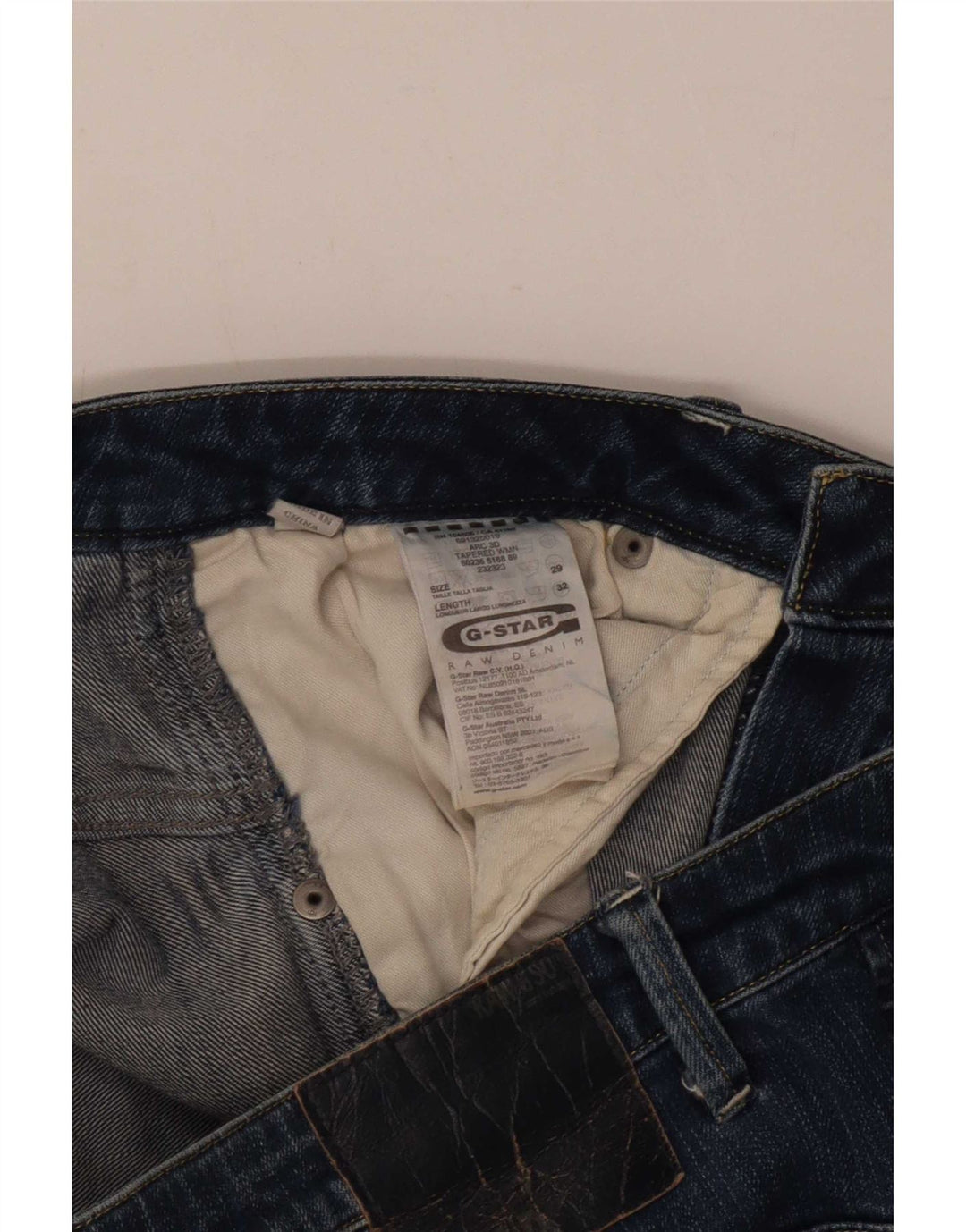G-Star Jean fuselé homme W29 L28 bleu coton