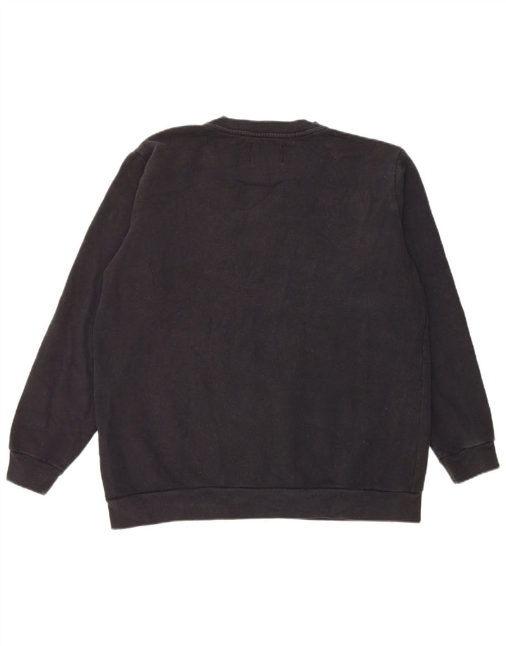 Calvin Klein Jeans Sweat-Shirt Graphique Homme Noir Moyen Coton