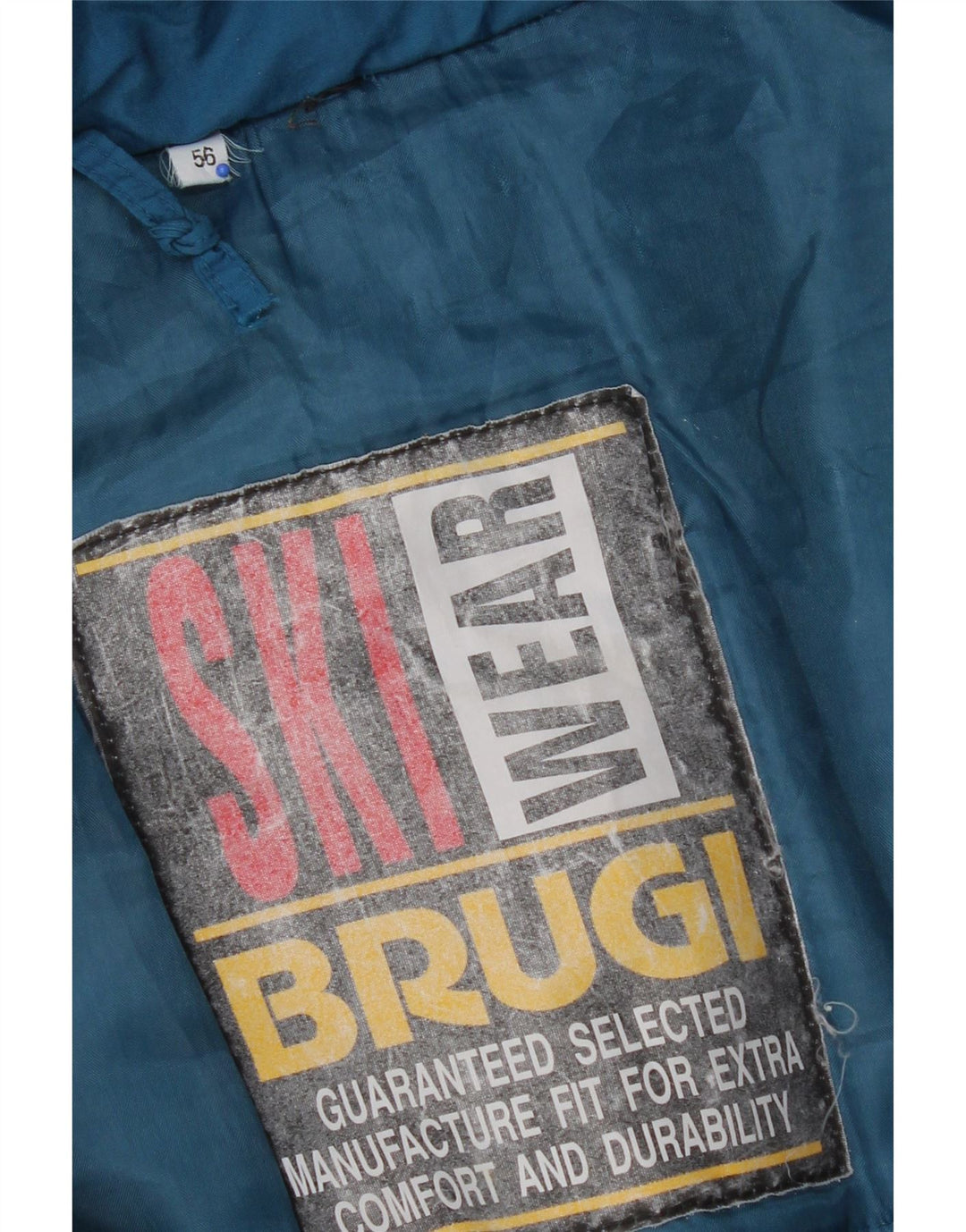 Brugi Veste de ski à capuche pour homme IT 56 3XL Multicolore Colourblock Polyamide
