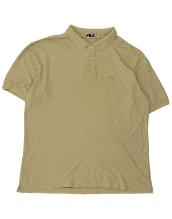 Fila Polo Regular Fit Homme IT 54 XL Kaki Coton