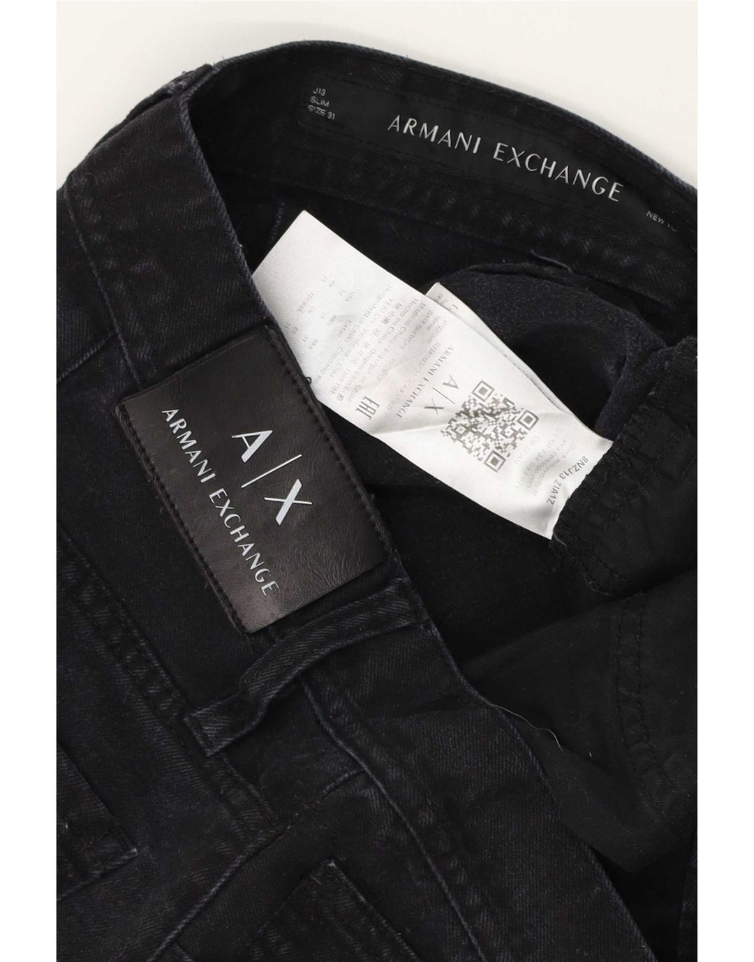 Armani Exchange Jean Slim W31 L29 Coton Noir Femme