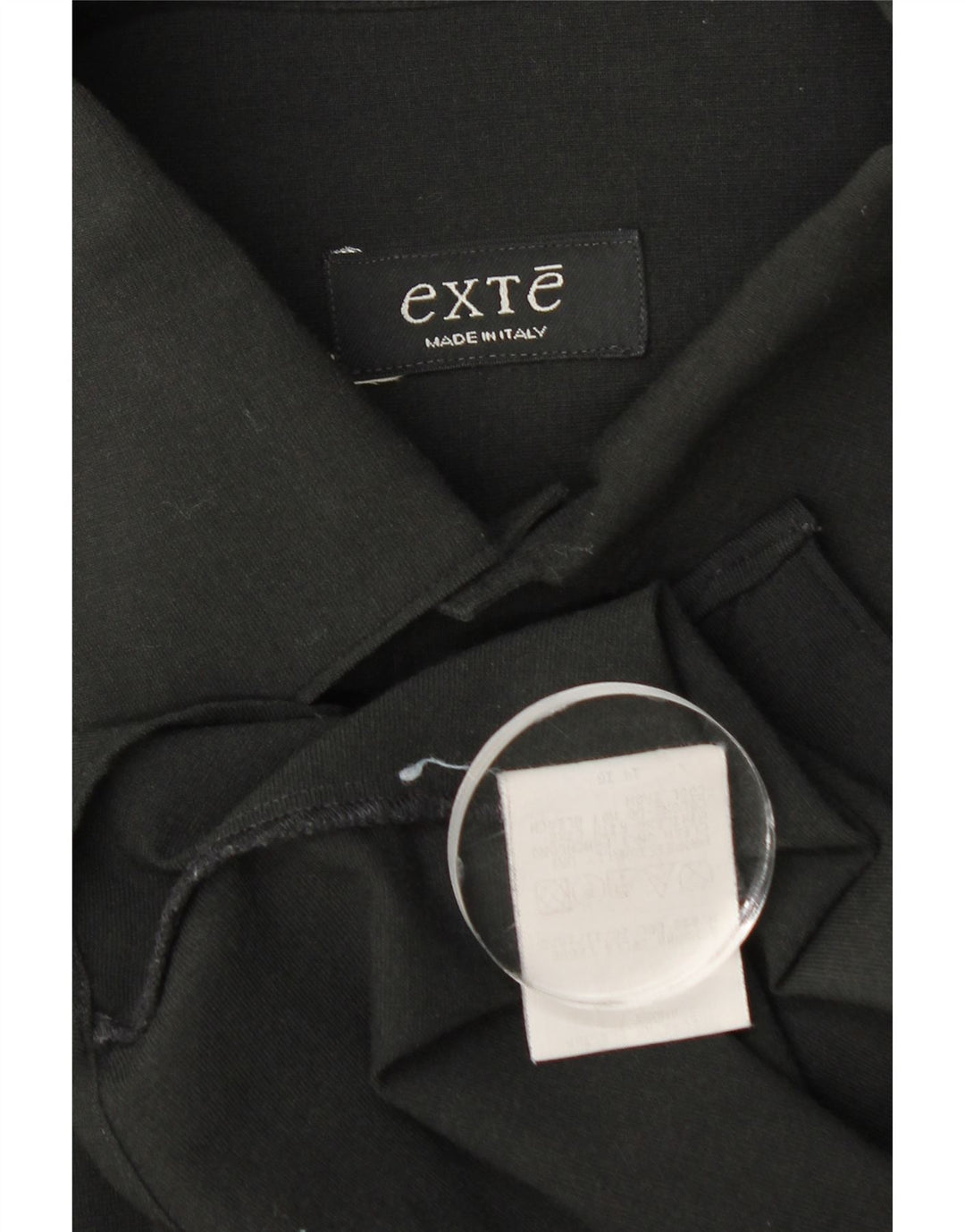 Exte Chemise Homme Laine Vierge Noir Moyen