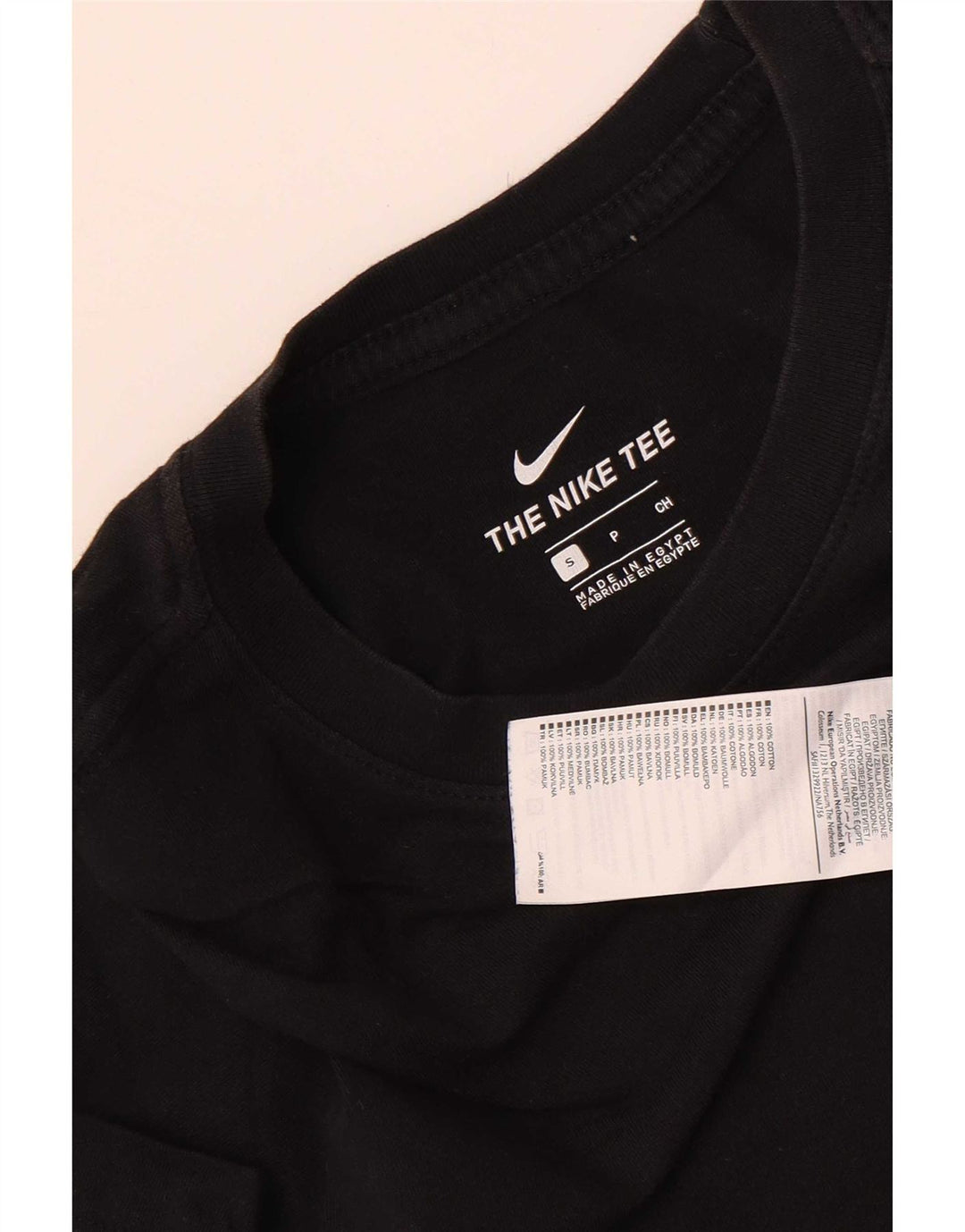 Nike T-Shirt Homme Petit Noir Coton