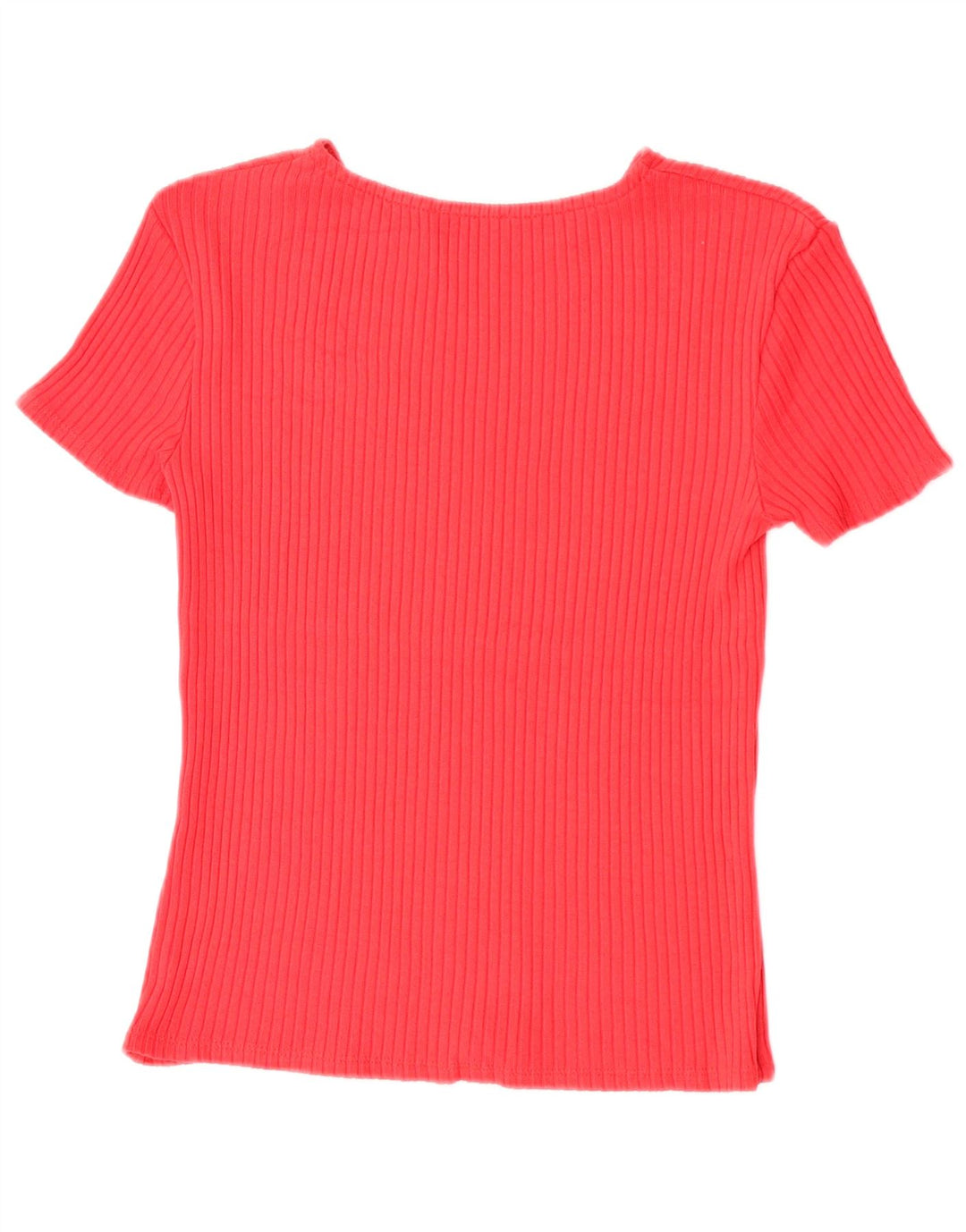 Zara T-Shirt Femme Top UK 8 Petit Rouge