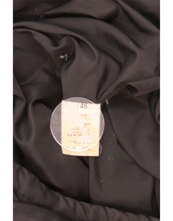 manteau rembourré surdimensionné à capuche femme vintage IT 46 Grand Polyamide Noir