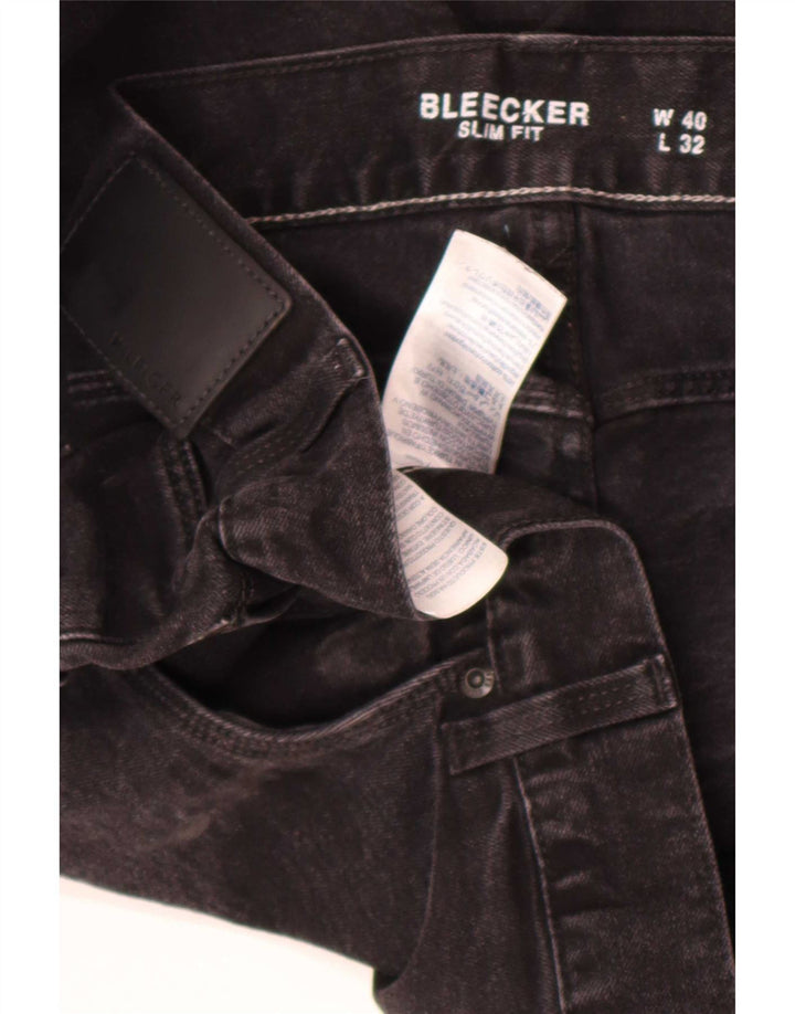Tommy Hilfiger Jean Slim Bleecker Homme W40 L32 Coton Noir