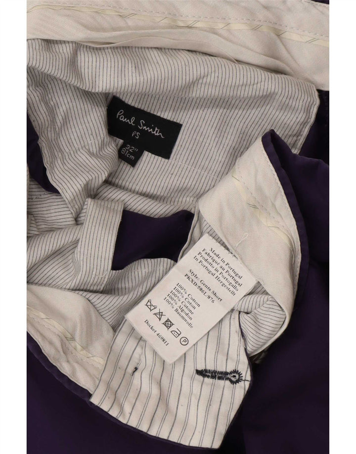 Paul Smith Short Chino Homme W32 Coton Violet Moyen