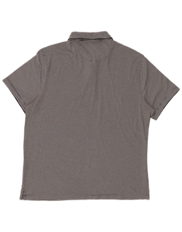 MICHAEL KORS Polo Homme Grande Rayure Bleu Marine