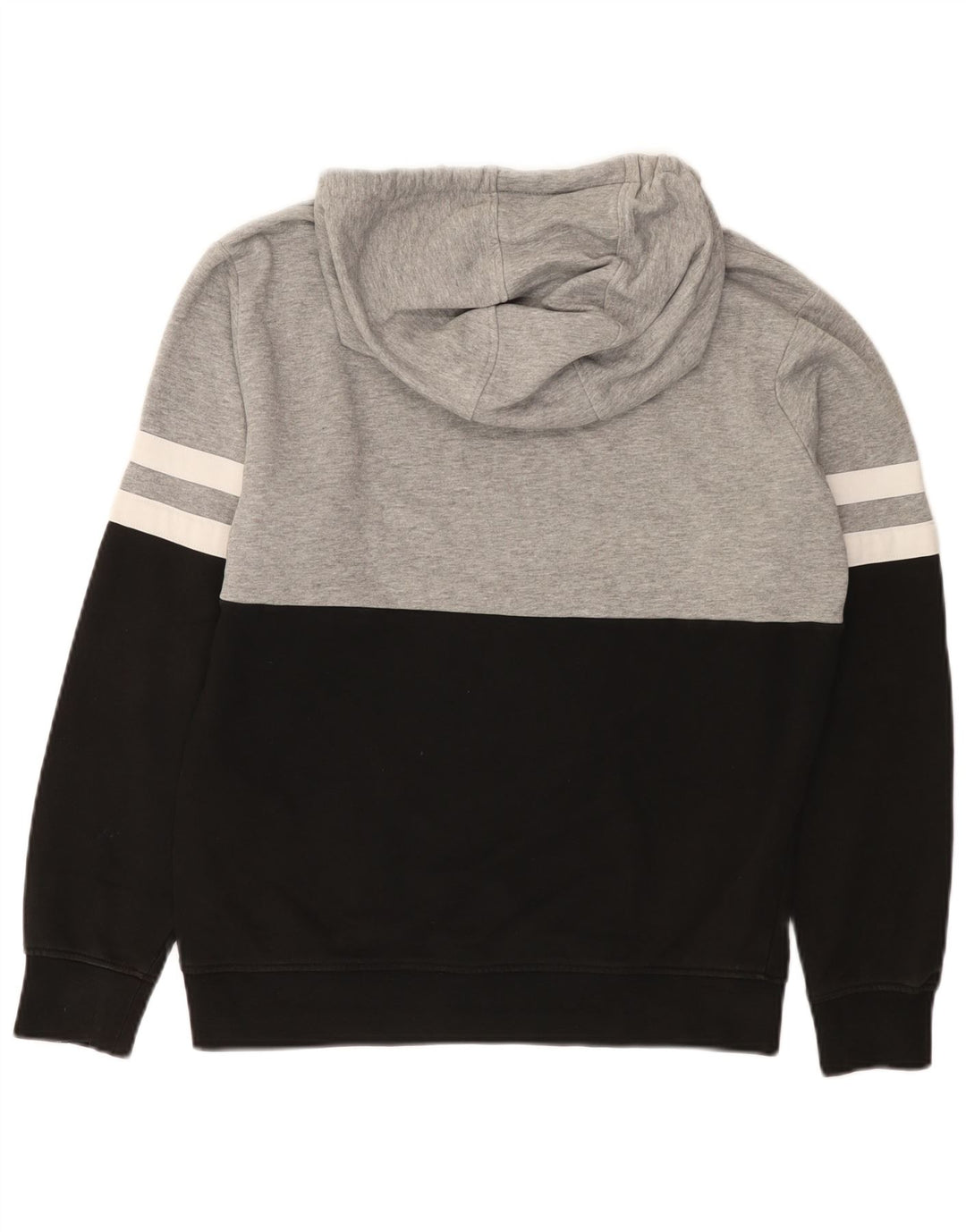 Ellesse Pull à capuche pour homme en coton color block Small Gris