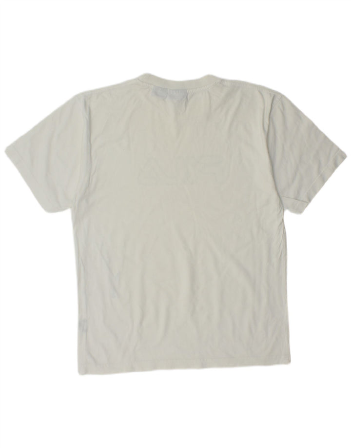 FILA T-Shirt Graphique Homme Petit Blanc