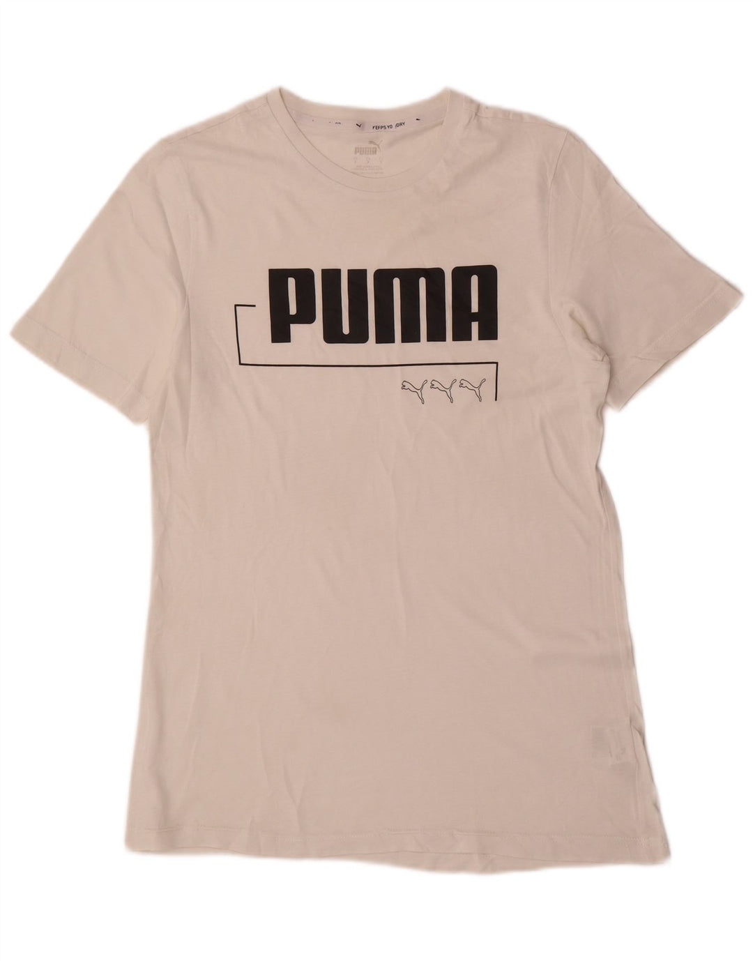 Puma T-Shirt Graphique Homme Petit Blanc