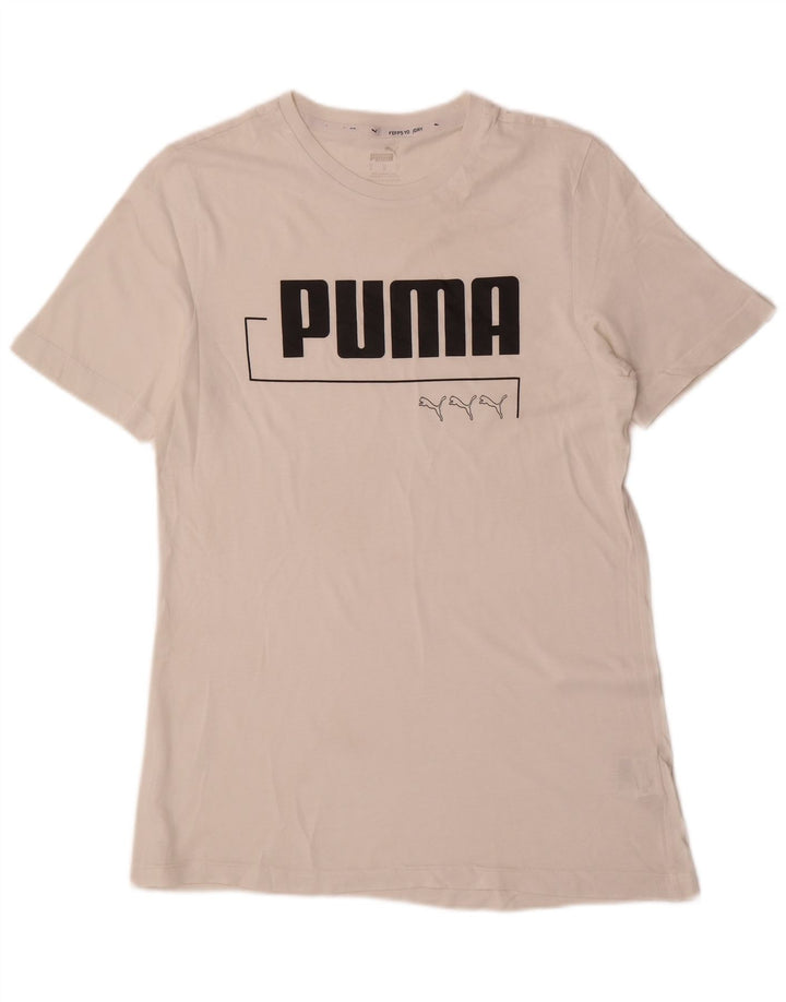 Puma T-Shirt Graphique Homme Petit Blanc
