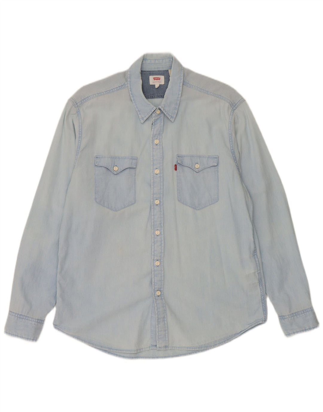 Levi's Chemise en Jean Homme Bleu Moyen Coton