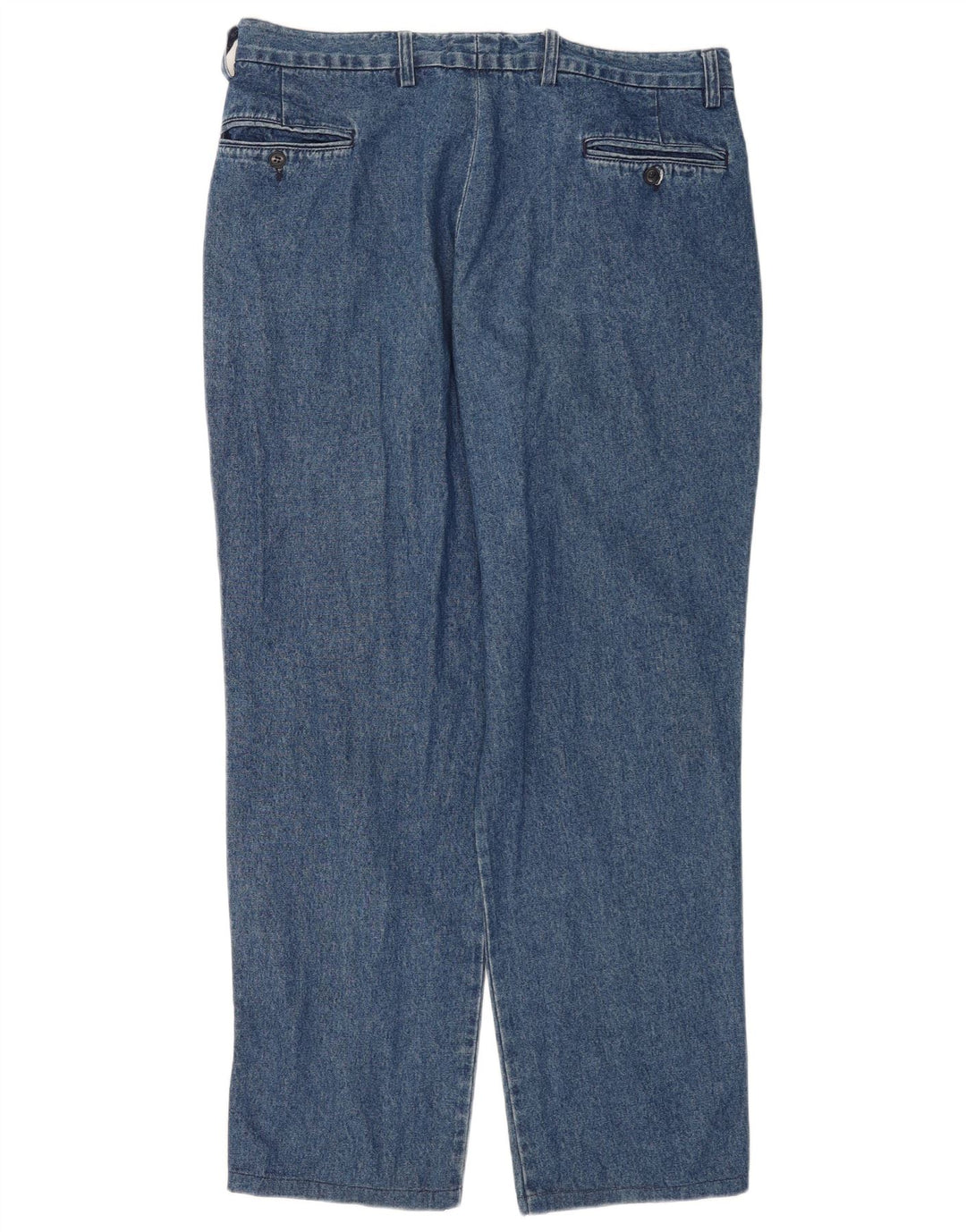 Valentino Femme Jean Droit W36 L31 Bleu Coton