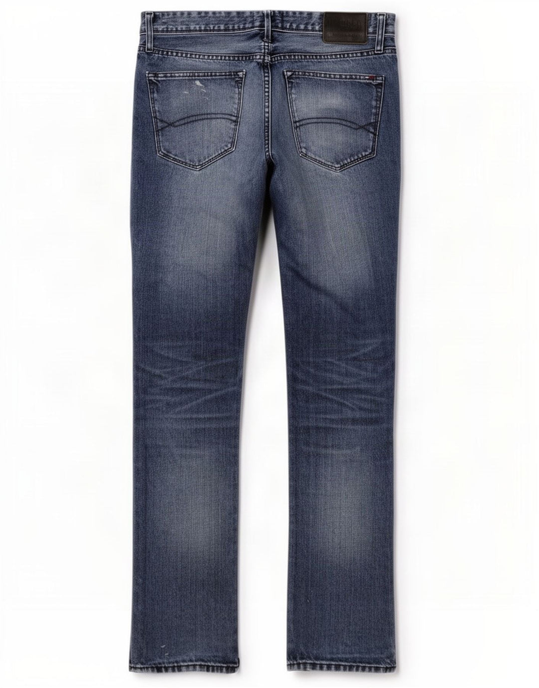 Tommy Hilfiger Jean Slim Femme W32 L34 Bleu Marine Coton
