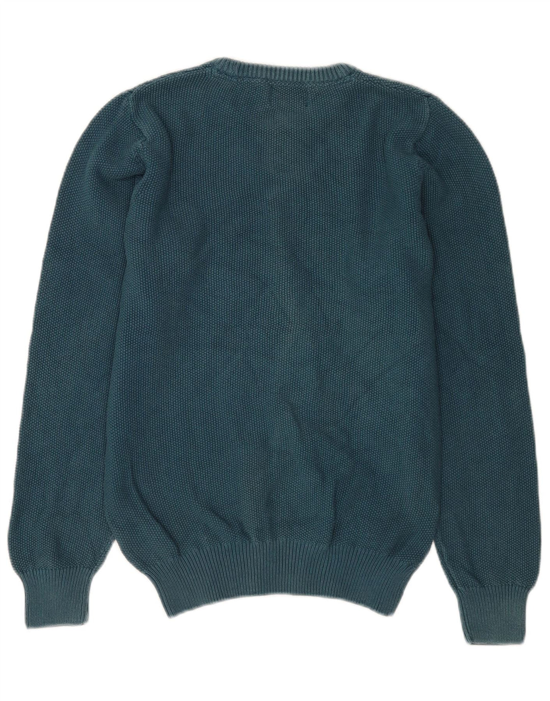 Marks & Spencer Pull à col rond coupe classique pour homme en coton bleu petit