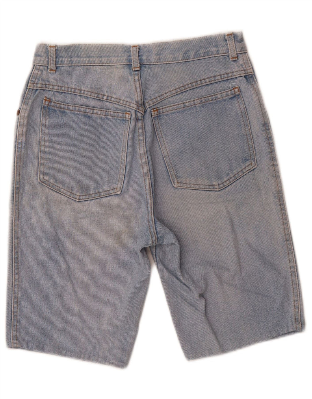 Benetton Short En Jean W26 Petit Bleu Femme