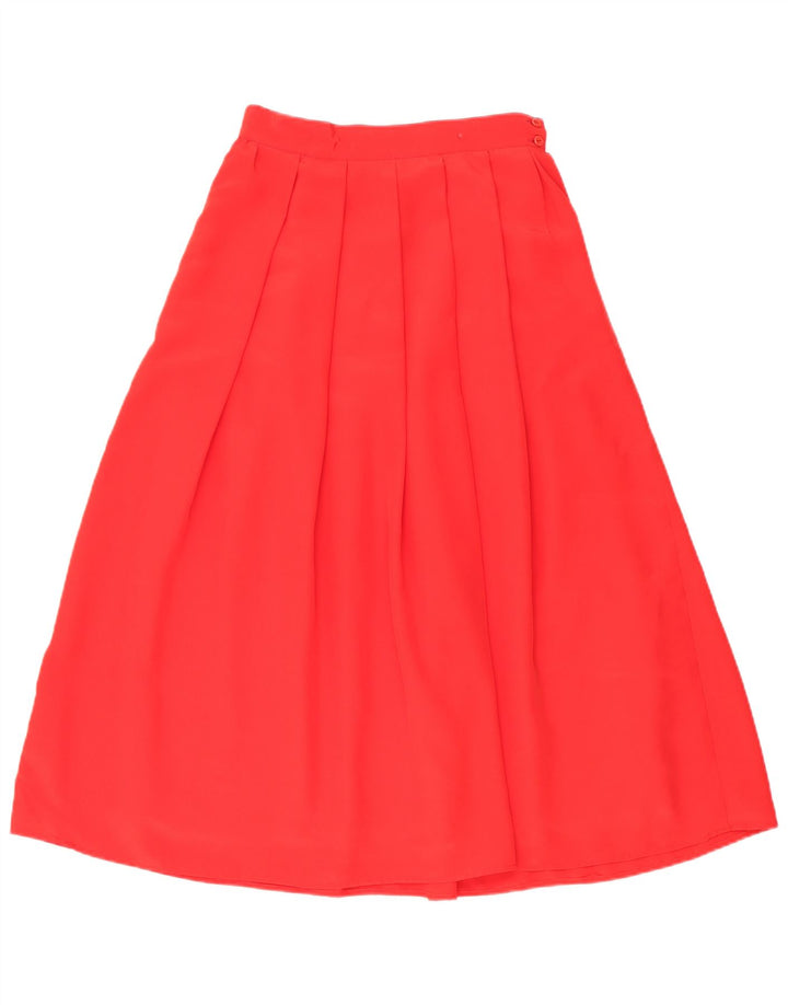 Libra Jupe Plissée Taille Haute Femme Medium W24 Rouge