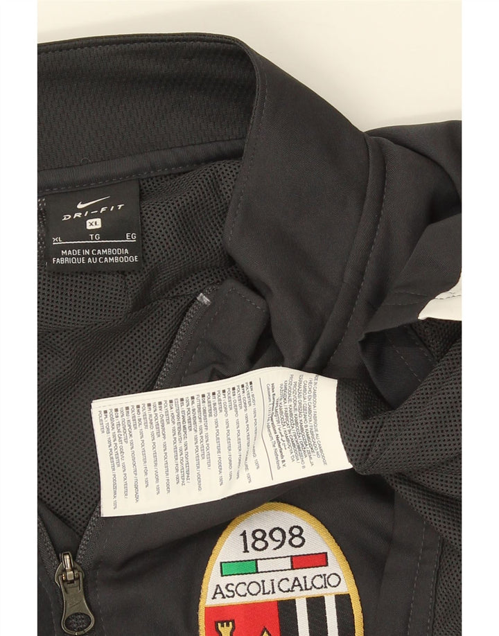 Nike Homme Ascoli Calcio 1898 Survêtement Top Veste XL Gris Polyester