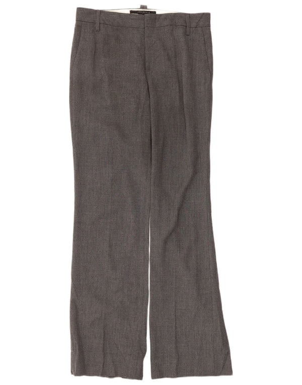 Zara Pantalon Chino Bootcut Femme EU 38 Small W28 L32 Gris
