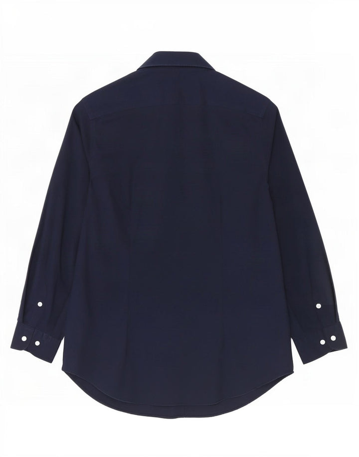 Ralph Lauren Chemise Femme UK 14 Coton Bleu Marine Moyen